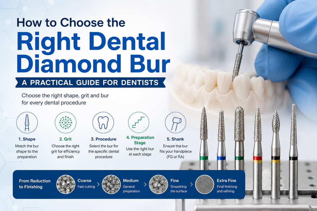 How to Choose the Right Dental Diamond Bur: A Practical Guide for Dentists
