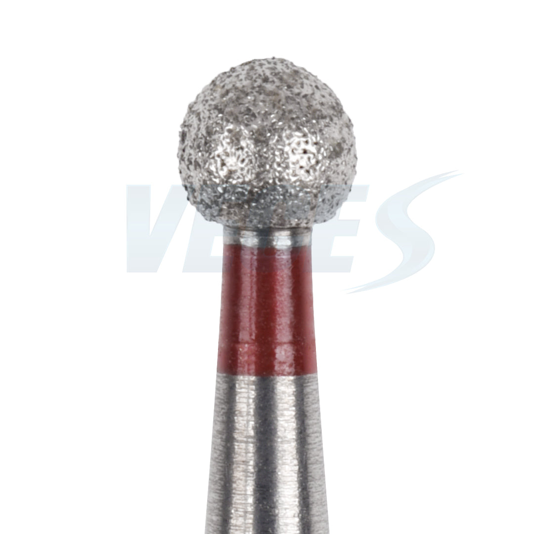 Veges Dental BR Fine Round Diamond Dental Bur – 10pcs/Pack
