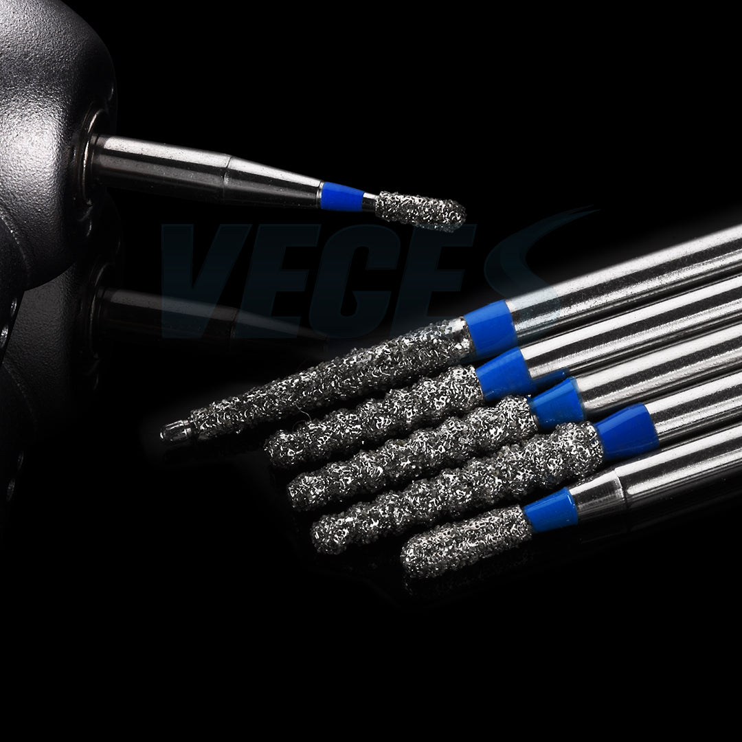Veges Dental EX Depth Marker Diamond Bur for Veneer Preparation & Tooth Reduction | Medium Grit | FG | 10pcs