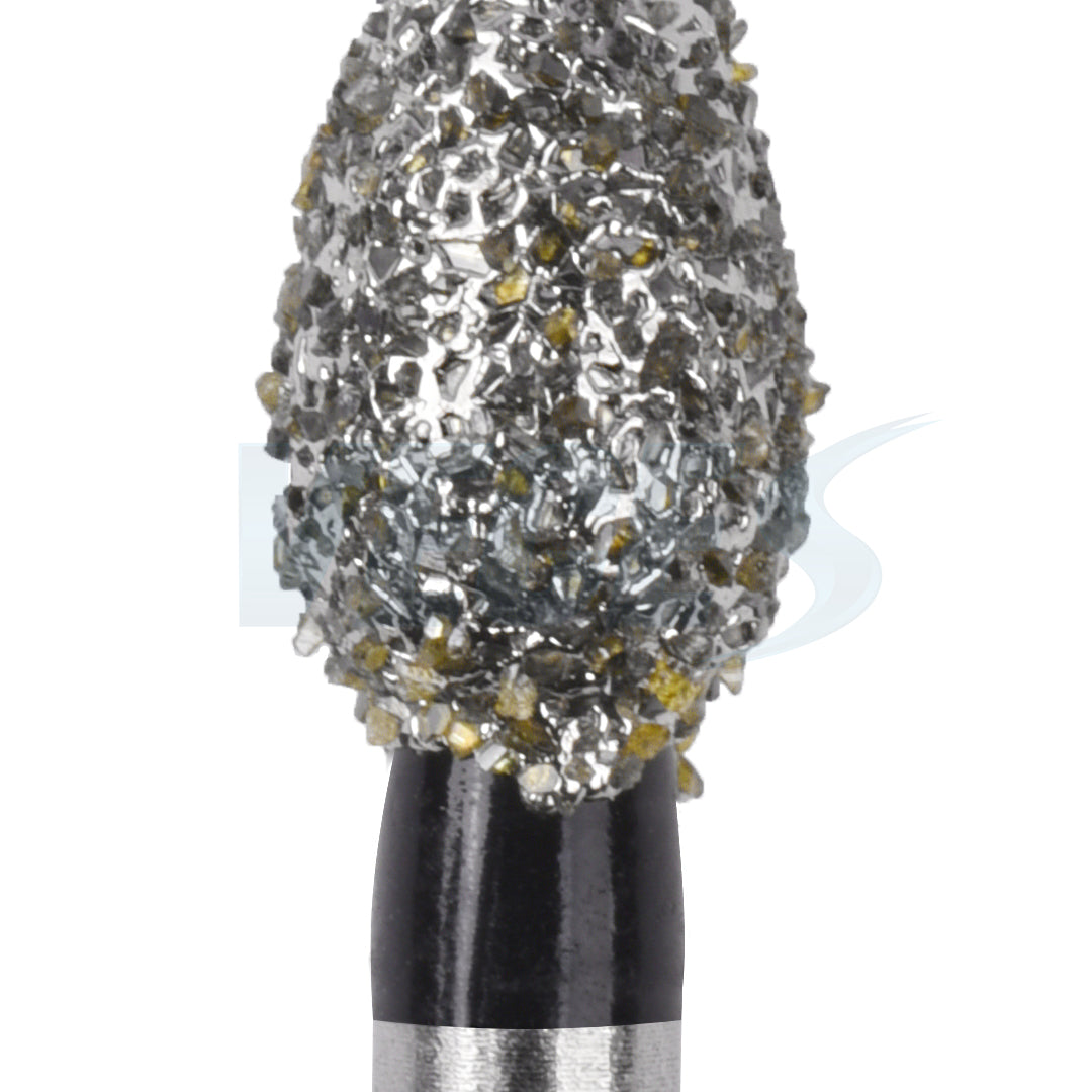 Veges Dental FO Super Coarse Flame Diamond Dental Bur – 10pcs/Pack