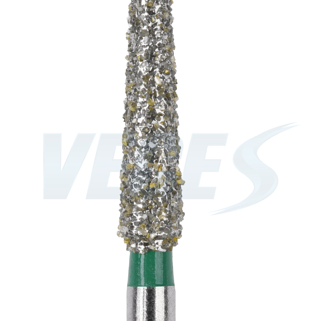 Veges Dental TR Coarse Diamond Dental Bur for Tooth Preparation & Contouring – 10pcs/Pack