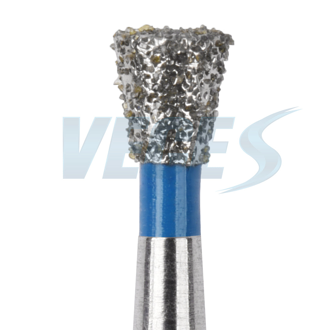Veges Dental SI Standard Grit Inverted Cone Diamond Dental Bur for Cavity Preparation - 10pcs/Pack