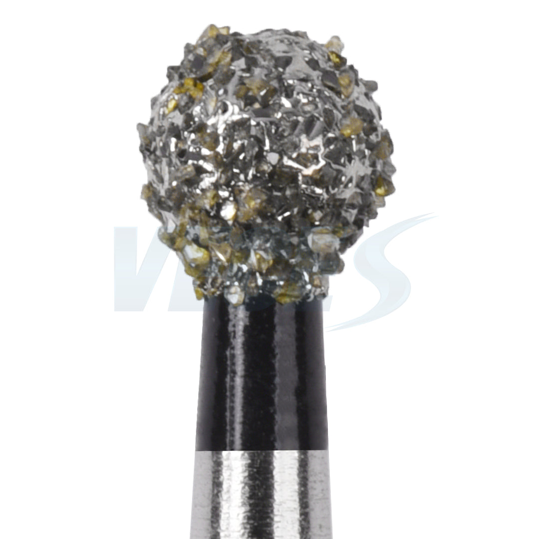 Veges Dental BR Super Coarse Round Diamond Dental Bur – 10pcs/Pack
