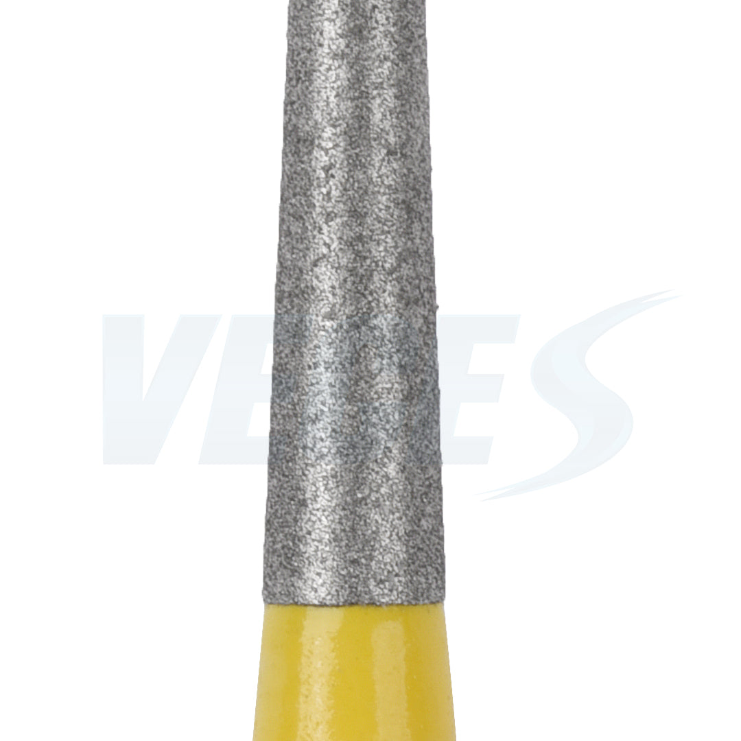 Veges Dental TF Extra Fine Diamond Bur – Yellow Ring Finishing Bur, 10pcs/Pack