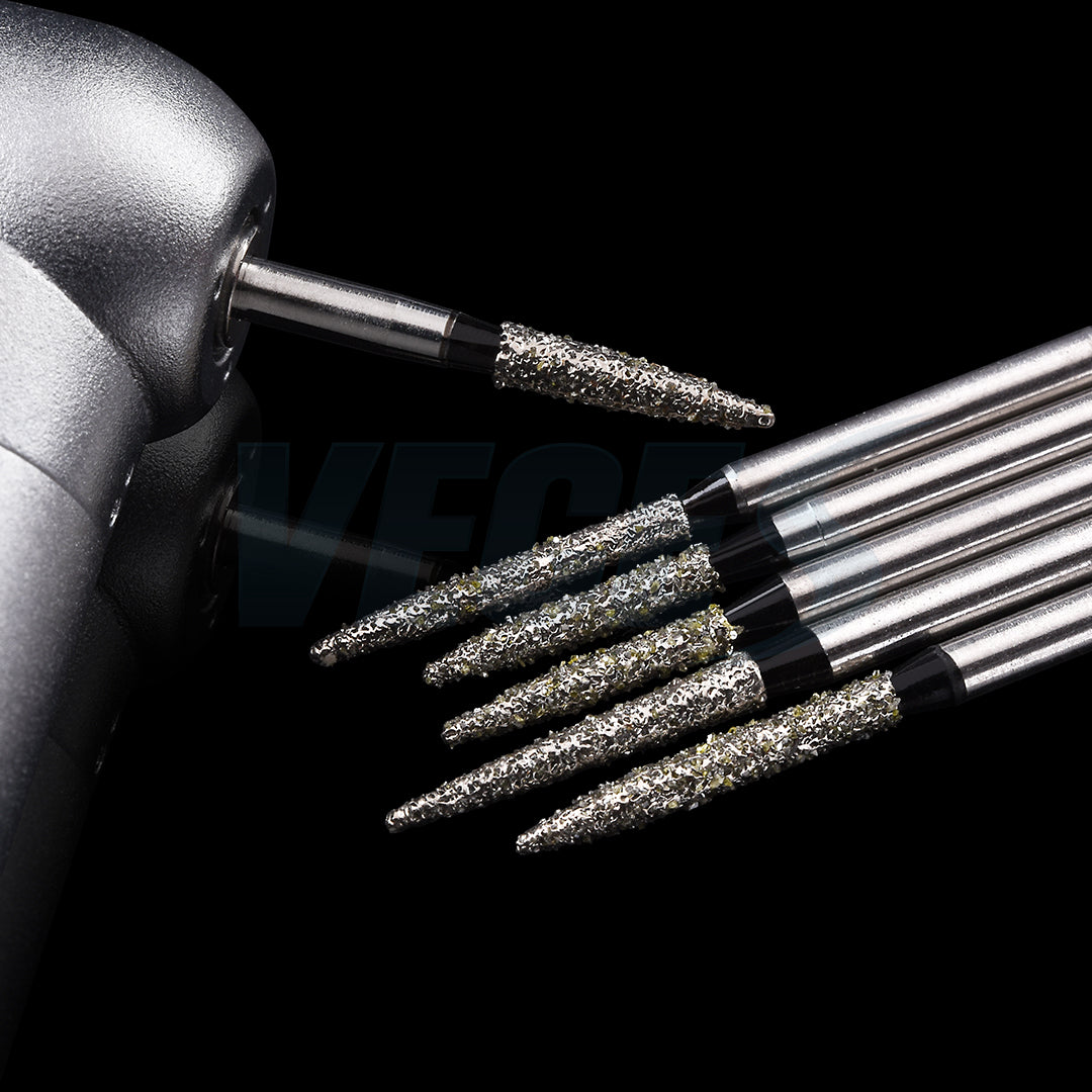 Veges Dental FO Super Coarse Flame Diamond Dental Bur – 10pcs/Pack