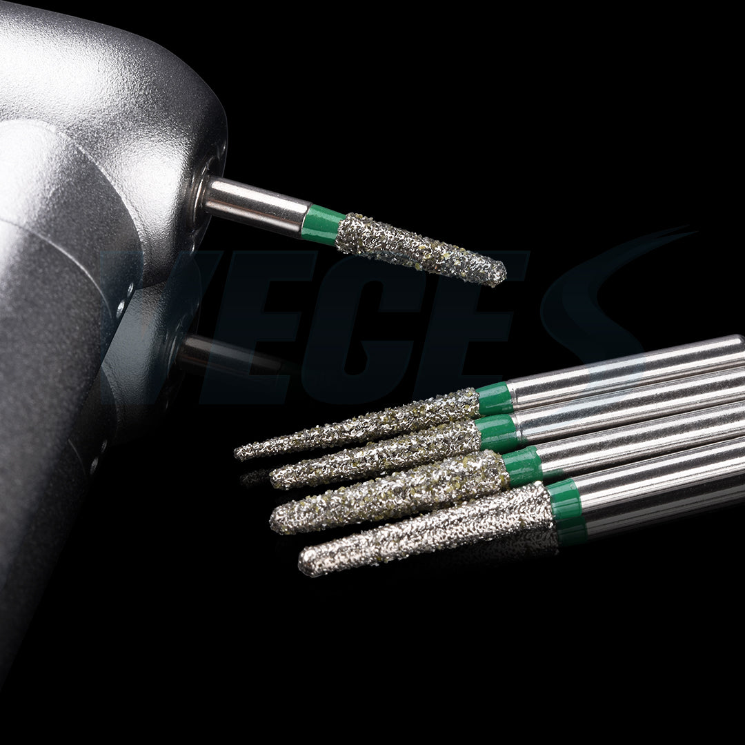 Veges Dental TR Coarse Diamond Dental Bur for Tooth Preparation & Contouring – 10pcs/Pack