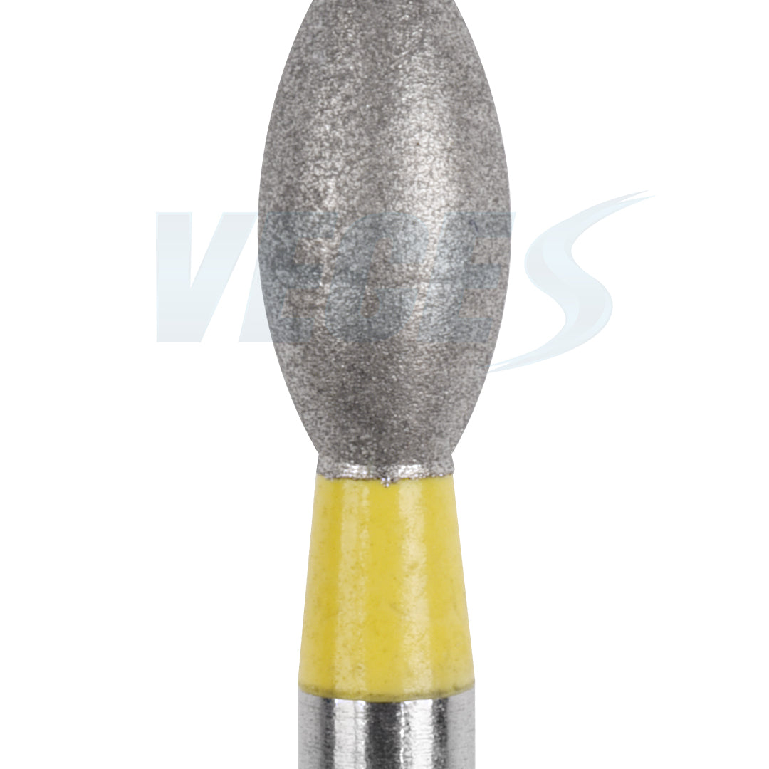 Veges Dental FO Extra Fine Flame Diamond Dental Bur for Finishing & Polishing – 10pcs/Pack