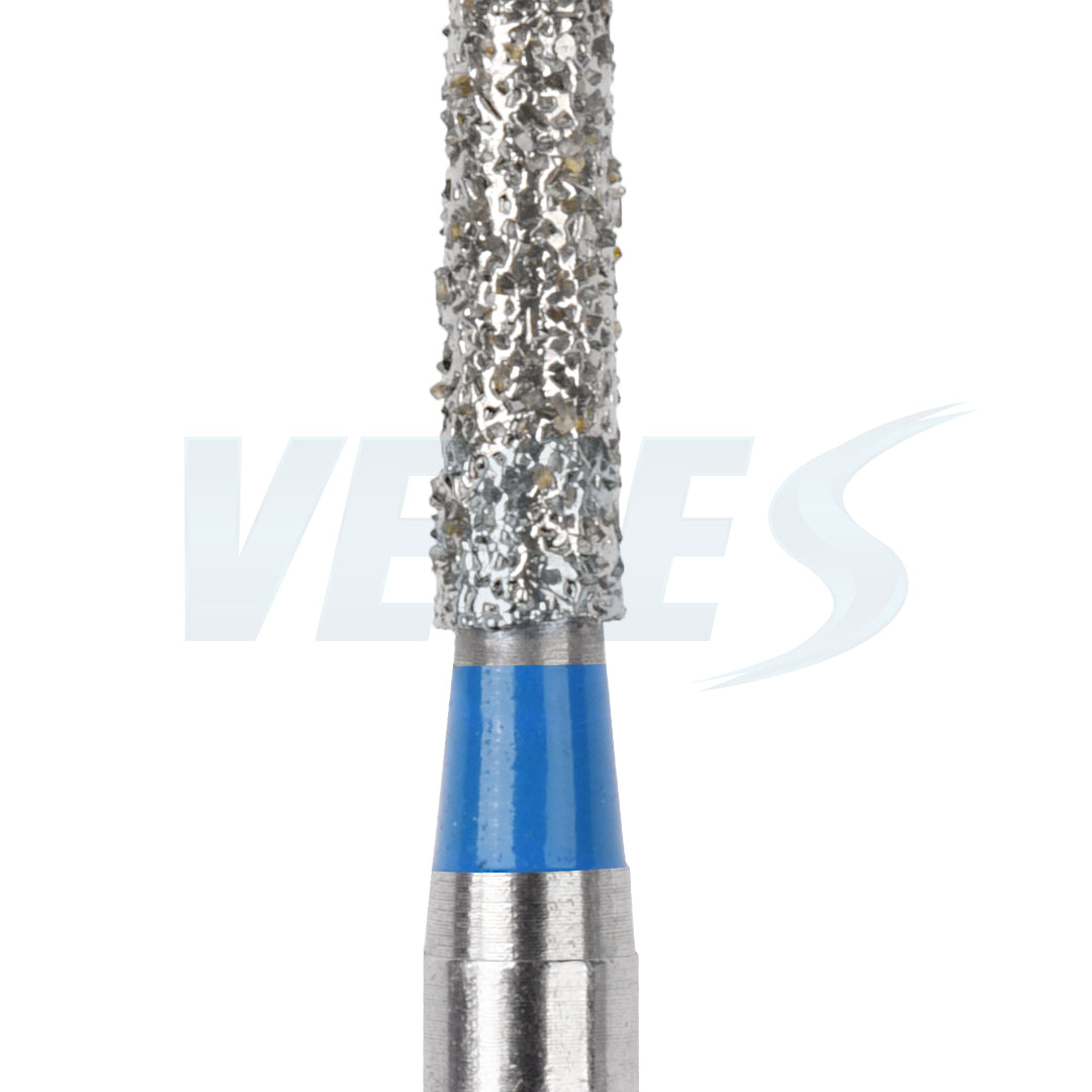 Veges Dental SO Standard Grit Pointed Tapered Diamond Dental Bur for Crown Preparation - 10pcs/Pack