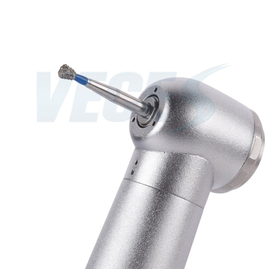 Veges Dental SI Standard Grit Inverted Cone Diamond Dental Bur for Cavity Preparation - 10pcs/Pack