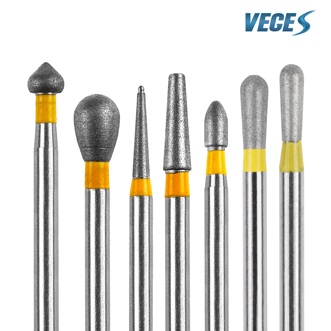 Veges Dental EX Extra Fine Diamond Dental Bur for Veneer Preparation - 10pcs/Pack