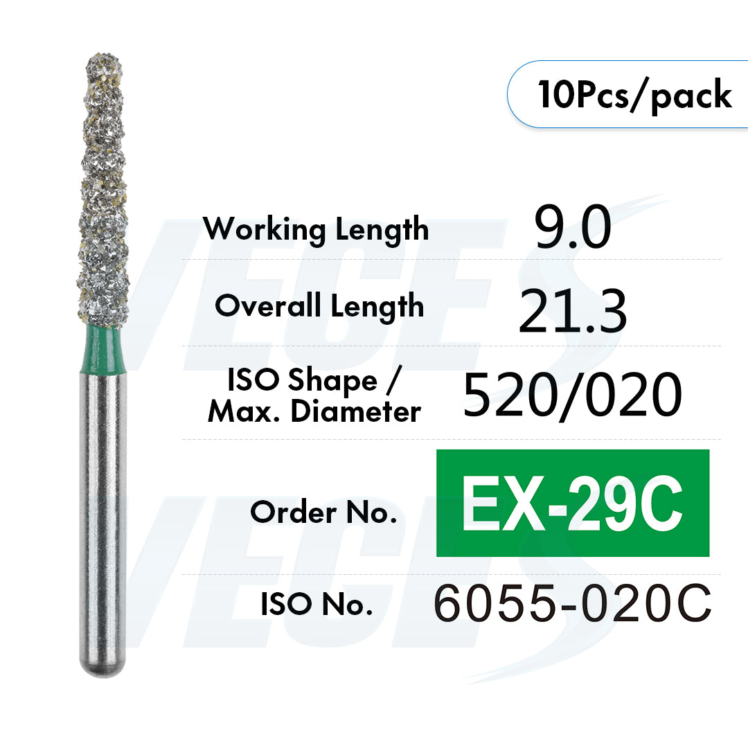 EX Coarse Depth Marker Diamond Bur for Veneers | Veges Dental